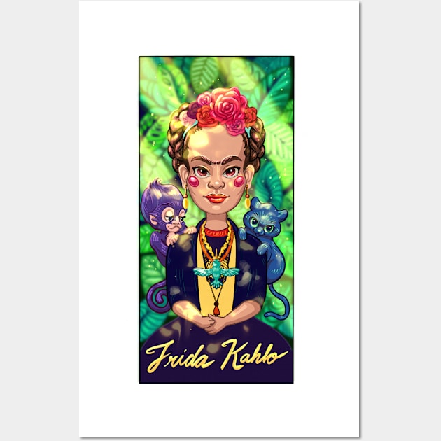 Frida Kahlo Wall Art by SailorAnna07